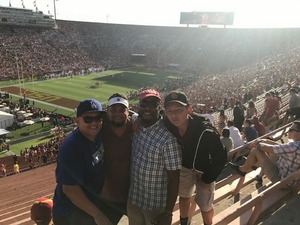 Enrique Molina attended University of Southern California Trojans vs. Stanford - NCAA Football on Sep 9th 2017 via VetTix 