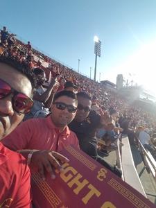 Alvaro attended University of Southern California Trojans vs. Stanford - NCAA Football on Sep 9th 2017 via VetTix 