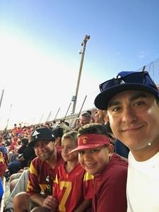 Joe attended University of Southern California Trojans vs. Stanford - NCAA Football on Sep 9th 2017 via VetTix 
