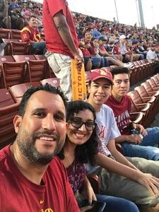 Raul attended University of Southern California Trojans vs. Stanford - NCAA Football on Sep 9th 2017 via VetTix 