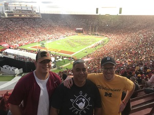 Erich attended University of Southern California Trojans vs. Stanford - NCAA Football on Sep 9th 2017 via VetTix 