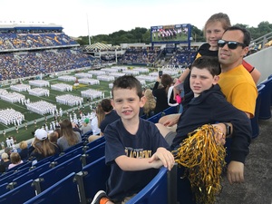 James attended Navy Midshipmen vs. Tulane - NCAA Football on Sep 9th 2017 via VetTix 