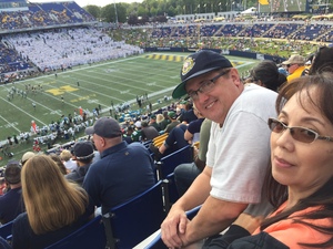 john attended Navy Midshipmen vs. Tulane - NCAA Football on Sep 9th 2017 via VetTix 