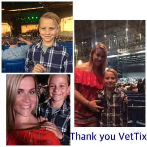 Ryan attended Brad Paisley: Weekend Warrior World Tour 2017 With Special Guest Dustin Lynch, Chase Bryant and Lindsay Ell on Sep 8th 2017 via VetTix 