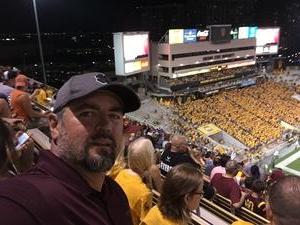 Frank attended Arizona State Sun Devils vs. San Diego State - NCAA Football on Sep 9th 2017 via VetTix 