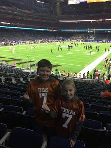 Richard attended 2017 Texas Bowl - Texas Longhorns vs. Missouri Tigers - NCAA Football on Dec 27th 2017 via VetTix 