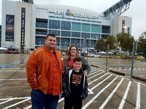 Kirk attended 2017 Texas Bowl - Texas Longhorns vs. Missouri Tigers - NCAA Football on Dec 27th 2017 via VetTix 