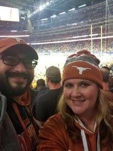 Jeana attended 2017 Texas Bowl - Texas Longhorns vs. Missouri Tigers - NCAA Football on Dec 27th 2017 via VetTix 