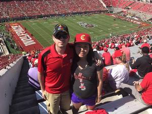 jingzi attended NC State Wolfpack vs. Syracuse - NCAA Football - Military Appreciation Game on Sep 30th 2017 via VetTix 
