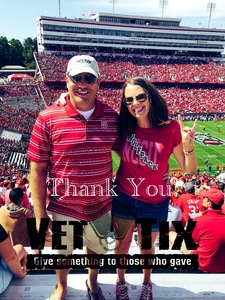 Adam attended NC State Wolfpack vs. Syracuse - NCAA Football - Military Appreciation Game on Sep 30th 2017 via VetTix 