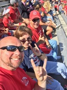 johnathan attended NC State Wolfpack vs. Syracuse - NCAA Football - Military Appreciation Game on Sep 30th 2017 via VetTix 