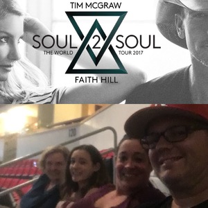 William attended Soul2Soul Tour With Tim McGraw and Faith Hill on Sep 29th 2017 via VetTix 