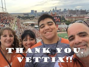 ARMANDO attended Texas Longhorns vs. Kansas State - NCAA Football on Oct 7th 2017 via VetTix 