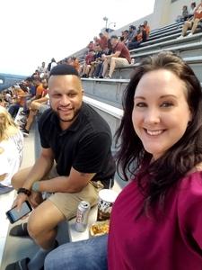 Elizabeth attended Texas Longhorns vs. Kansas State - NCAA Football on Oct 7th 2017 via VetTix 