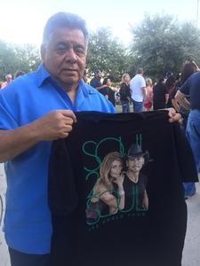 felipe attended Soul2Soul Tour With Tim McGraw and Faith Hill on Oct 5th 2017 via VetTix 