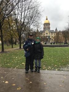 Kyle attended Notre Dame Fighting Irish vs. Navy - NCAA Football on Nov 18th 2017 via VetTix 