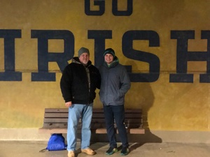 Jim attended Notre Dame Fighting Irish vs. Navy - NCAA Football on Nov 18th 2017 via VetTix 