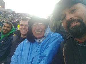 Nicholas attended Notre Dame Fighting Irish vs. Wake Forest - NCAA Football - Military Appreciation Game on Nov 4th 2017 via VetTix 