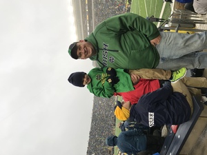 William attended Notre Dame Fighting Irish vs. Wake Forest - NCAA Football - Military Appreciation Game on Nov 4th 2017 via VetTix 