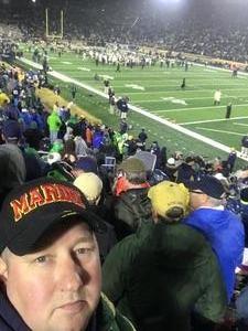 Aaron attended Notre Dame Fighting Irish vs. Wake Forest - NCAA Football - Military Appreciation Game on Nov 4th 2017 via VetTix 