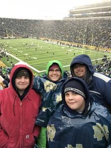 Josh attended Notre Dame Fighting Irish vs. Wake Forest - NCAA Football - Military Appreciation Game on Nov 4th 2017 via VetTix 
