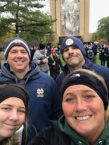 Benjamin attended Notre Dame Fighting Irish vs. Wake Forest - NCAA Football - Military Appreciation Game on Nov 4th 2017 via VetTix 