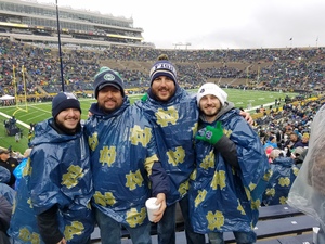 Keith attended Notre Dame Fighting Irish vs. Wake Forest - NCAA Football - Military Appreciation Game on Nov 4th 2017 via VetTix 