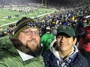 Daniel attended Notre Dame Fighting Irish vs. Wake Forest - NCAA Football - Military Appreciation Game on Nov 4th 2017 via VetTix 