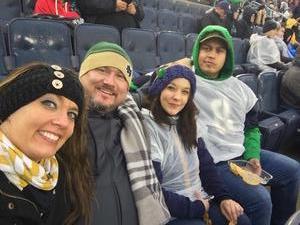 Christina attended Notre Dame Fighting Irish vs. Wake Forest - NCAA Football - Military Appreciation Game on Nov 4th 2017 via VetTix 