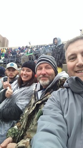 Mark attended Notre Dame Fighting Irish vs. Wake Forest - NCAA Football - Military Appreciation Game on Nov 4th 2017 via VetTix 