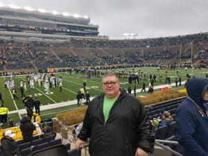 DONNIE attended Notre Dame Fighting Irish vs. Wake Forest - NCAA Football - Military Appreciation Game on Nov 4th 2017 via VetTix 