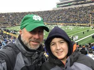 Mark attended Notre Dame Fighting Irish vs. Wake Forest - NCAA Football - Military Appreciation Game on Nov 4th 2017 via VetTix 