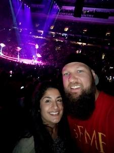 Derrick attended Katy Perry: Witness the Tour With Noah Cyrus on Oct 12th 2017 via VetTix 