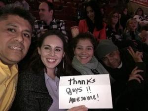 Marco attended Katy Perry: Witness the Tour With Noah Cyrus on Oct 12th 2017 via VetTix 