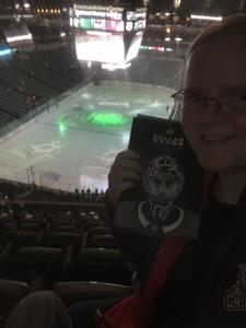 Sara attended Dallas Stars vs. Colorado Avalanche - NHL on Oct 14th 2017 via VetTix 