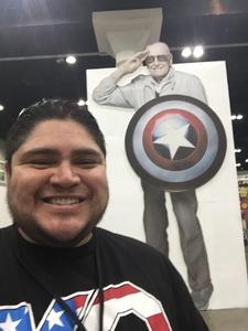 Greg attended Stan Lee's Los Angeles Comic Con - Tickets Are Good for All 3 Days on Oct 27th 2017 via VetTix 