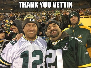 Jonathan attended Green Bay Packers vs. Detroit Lions - NFL on Nov 6th 2017 via VetTix 