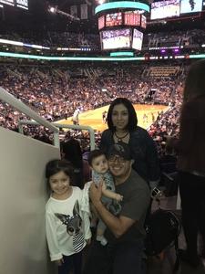 Noe attended Phoenix Suns vs. Portland Trail Blazers - NBA - Home Opener! on Oct 18th 2017 via VetTix 
