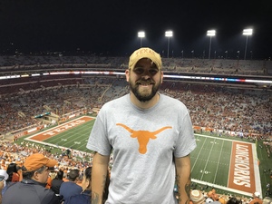 Garrett attended Texas Longhorns vs. Kansas - NCAA Football - Military Appreciation Night on Nov 11th 2017 via VetTix 
