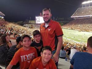 Perry attended Texas Longhorns vs. Kansas - NCAA Football - Military Appreciation Night on Nov 11th 2017 via VetTix 