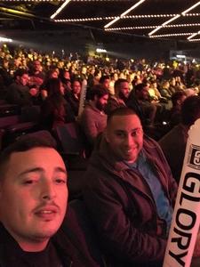 Luis attended Glory 48 New York - Presented by Glory Kickboxing - Live at Madison Square Garden on Dec 1st 2017 via VetTix 