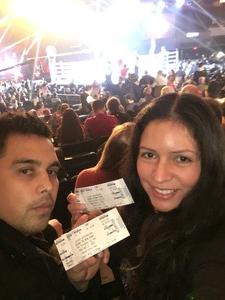 LESLIE attended Glory 48 New York - Presented by Glory Kickboxing - Live at Madison Square Garden on Dec 1st 2017 via VetTix 