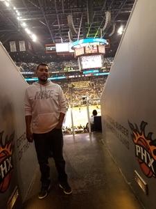 Arturo attended Phoenix Suns vs. Miami Heat - NBA on Nov 8th 2017 via VetTix 