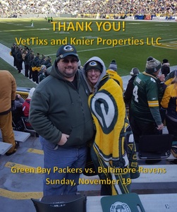 Green Bay Packers vs. Baltimore Ravens - NFL