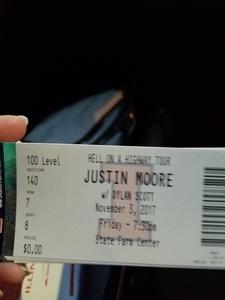 Justin Moore: Hell on a Highway Tour