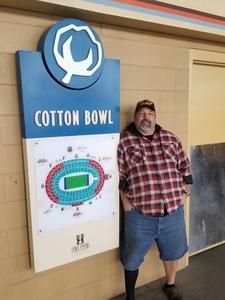 James attended 2017 Zaxby's Heart of Dallas Bowl - West Virginia Mountaineers vs. Utah Utes - NCAA Football on Dec 26th 2017 via VetTix 