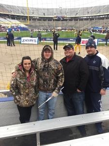 Samuel attended 2017 Zaxby's Heart of Dallas Bowl - West Virginia Mountaineers vs. Utah Utes - NCAA Football on Dec 26th 2017 via VetTix 