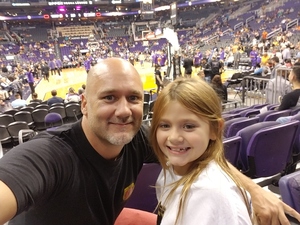 James attended Phoenix Suns vs. Los Angeles Lakers - NBA on Nov 13th 2017 via VetTix 
