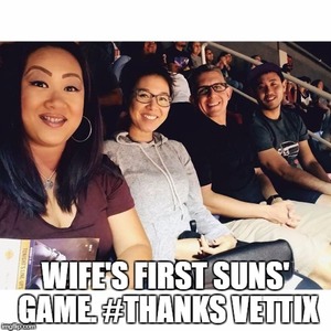 Cecil attended Phoenix Suns vs. Los Angeles Lakers - NBA on Nov 13th 2017 via VetTix 