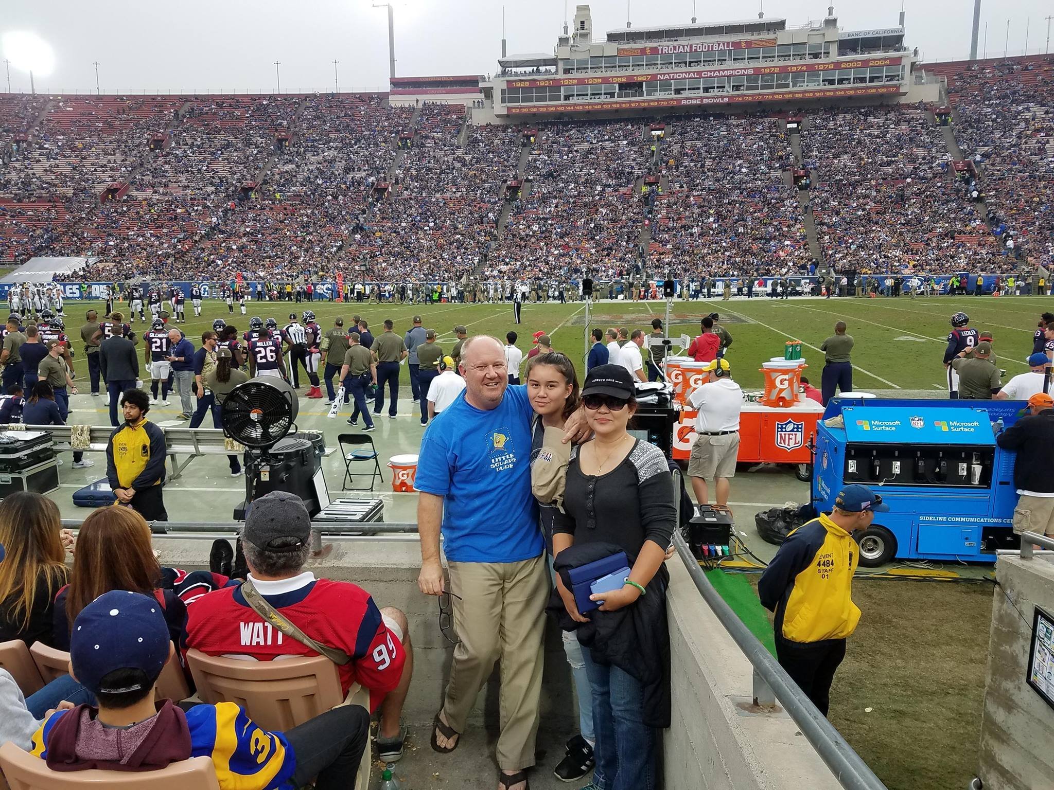 Los Angeles Rams vs. Los Angeles Chargers. Donated by: #VetTix